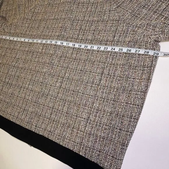 ISAAC MIZRAHI LIVE! Boucle Tweed Bomber Jacket NWT Size 3XL