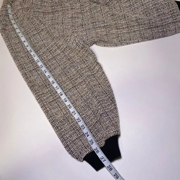ISAAC MIZRAHI LIVE! Boucle Tweed Bomber Jacket NWT Size 3XL