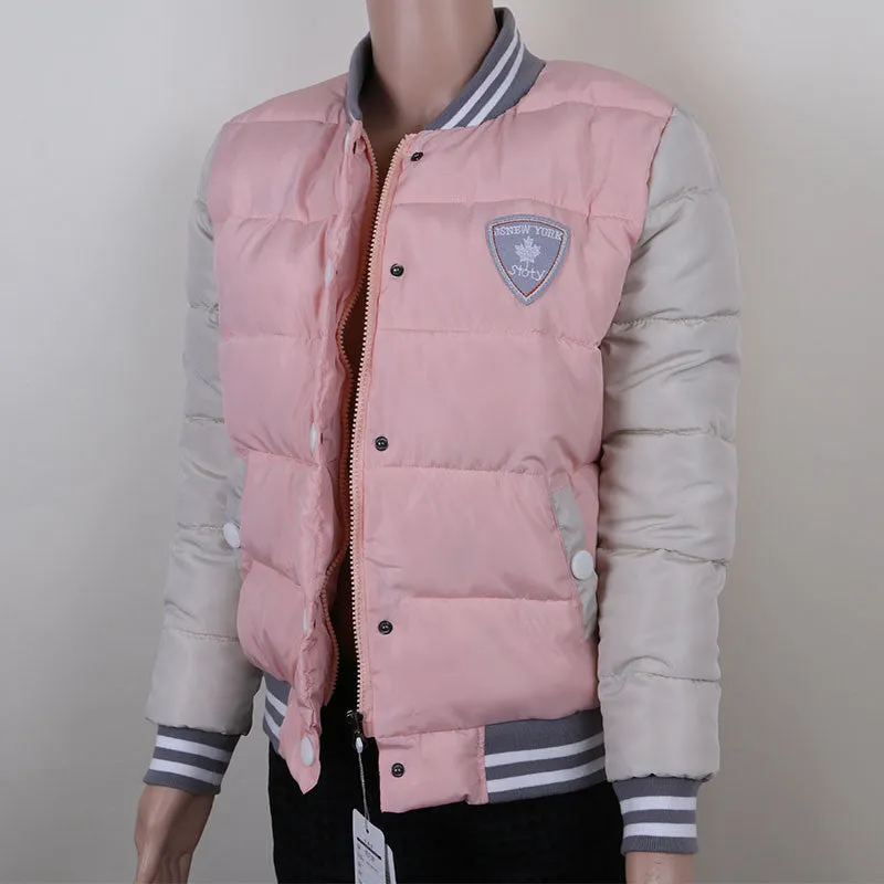 jacket women fashion uniform warm jackets coat women down cotton female parkas Womens jacket