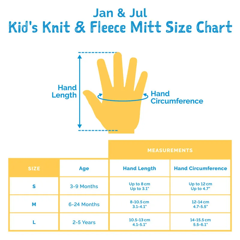 Jan & Jul Knit Mittens - Grey