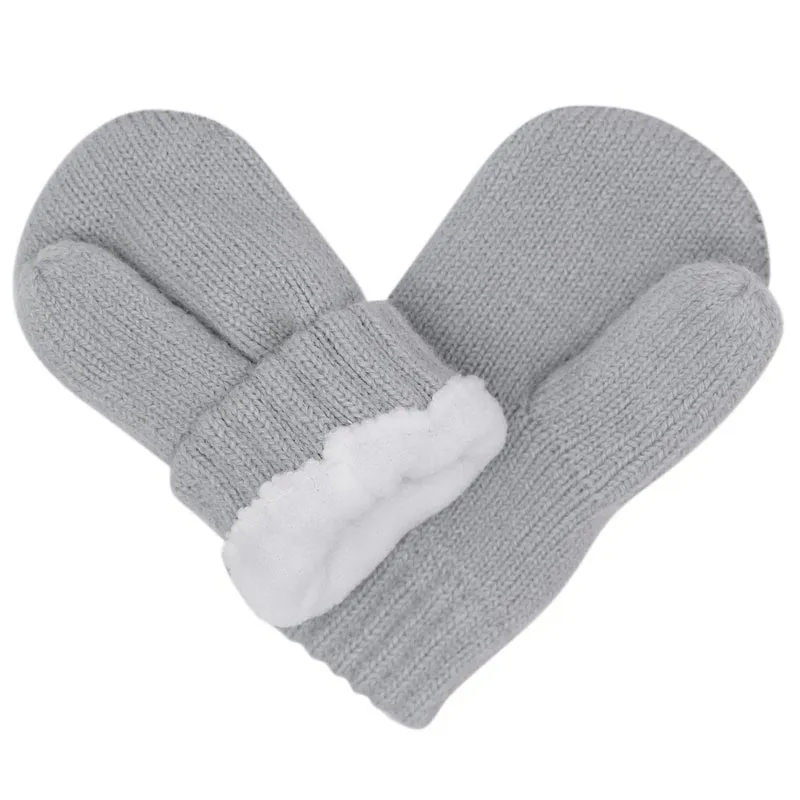 Jan & Jul Knit Mittens - Grey