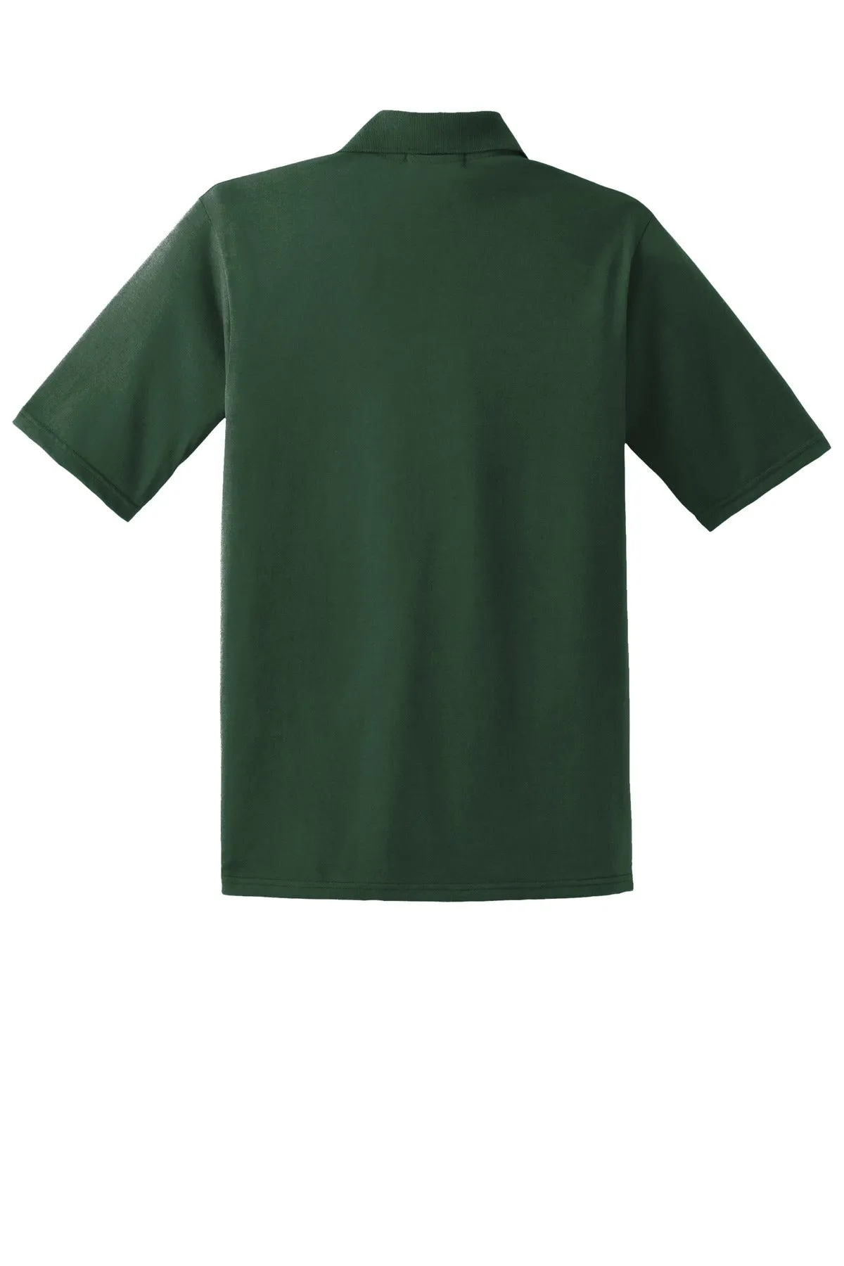 Jerzees Dri-Power Pocket Sport Shirt. 436MP Forest Green