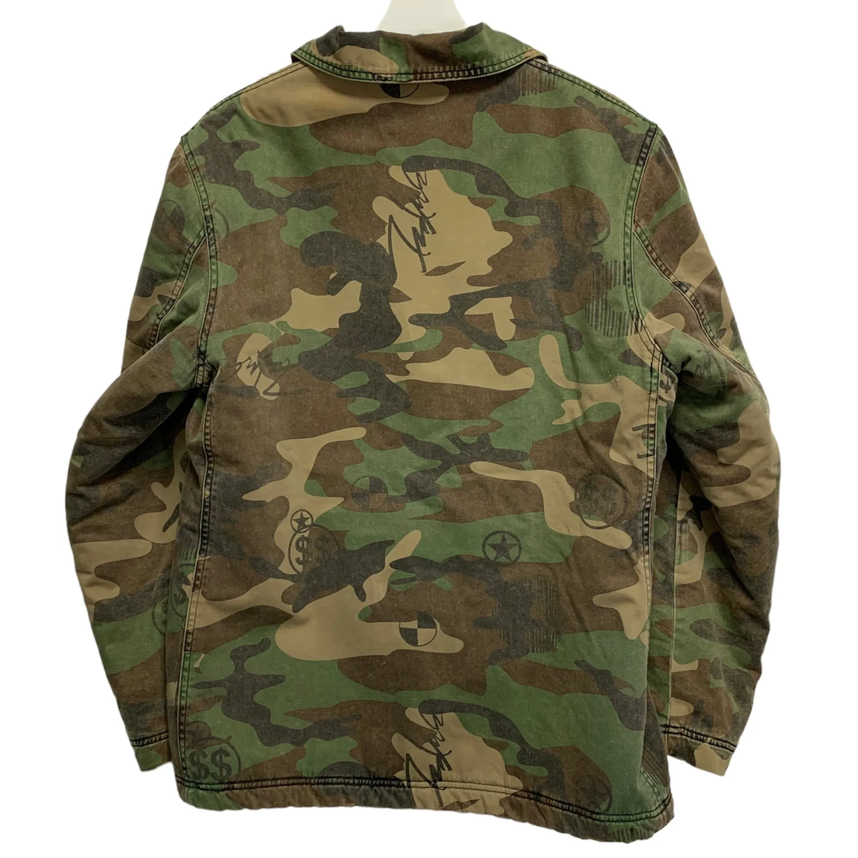 [L] Futura Laboratories Camo Cotton Pea Coat