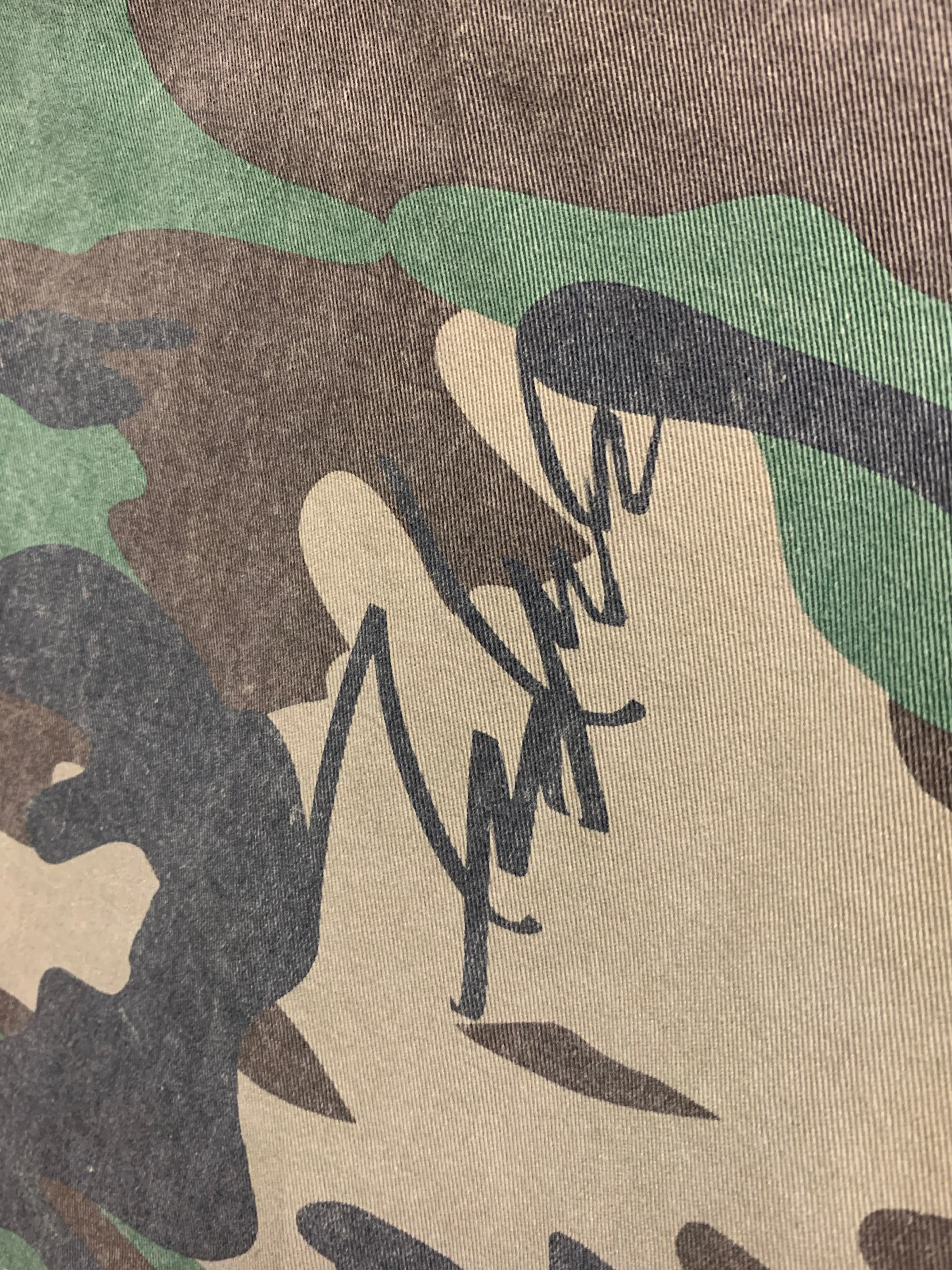 [L] Futura Laboratories Camo Cotton Pea Coat