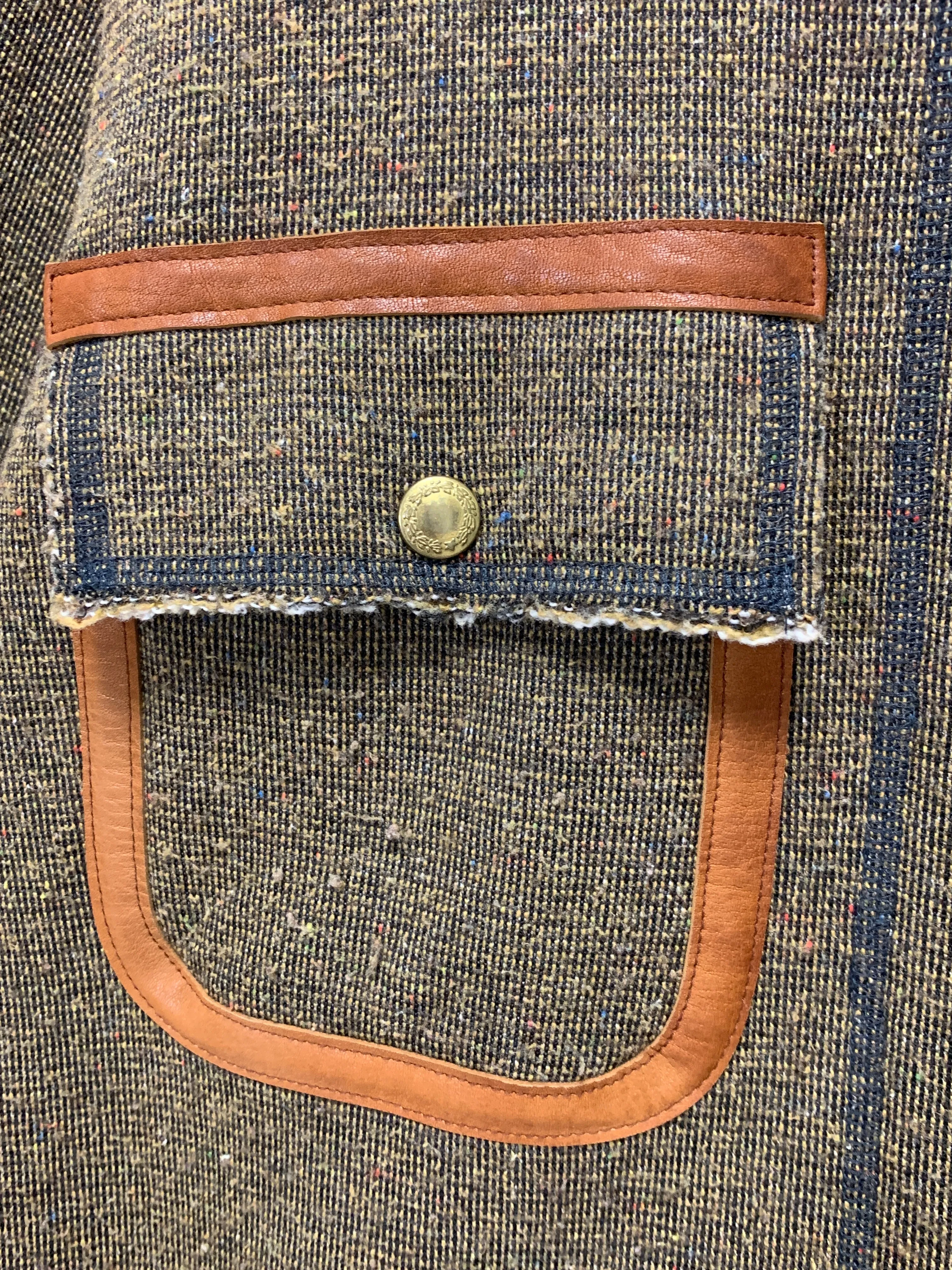 [L] Kapital Fleece Snap Button Work Jacket Brown