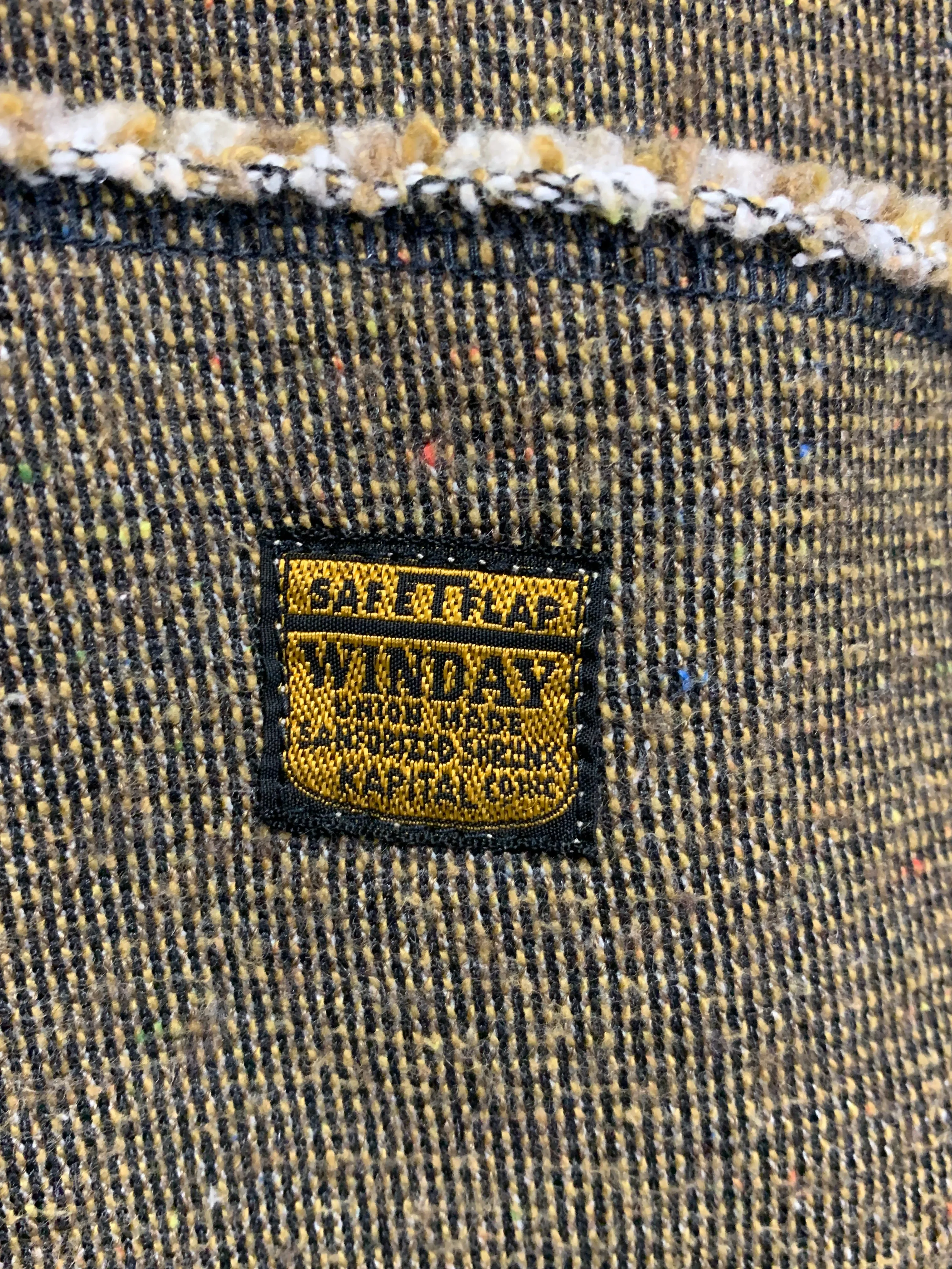 [L] Kapital Fleece Snap Button Work Jacket Brown