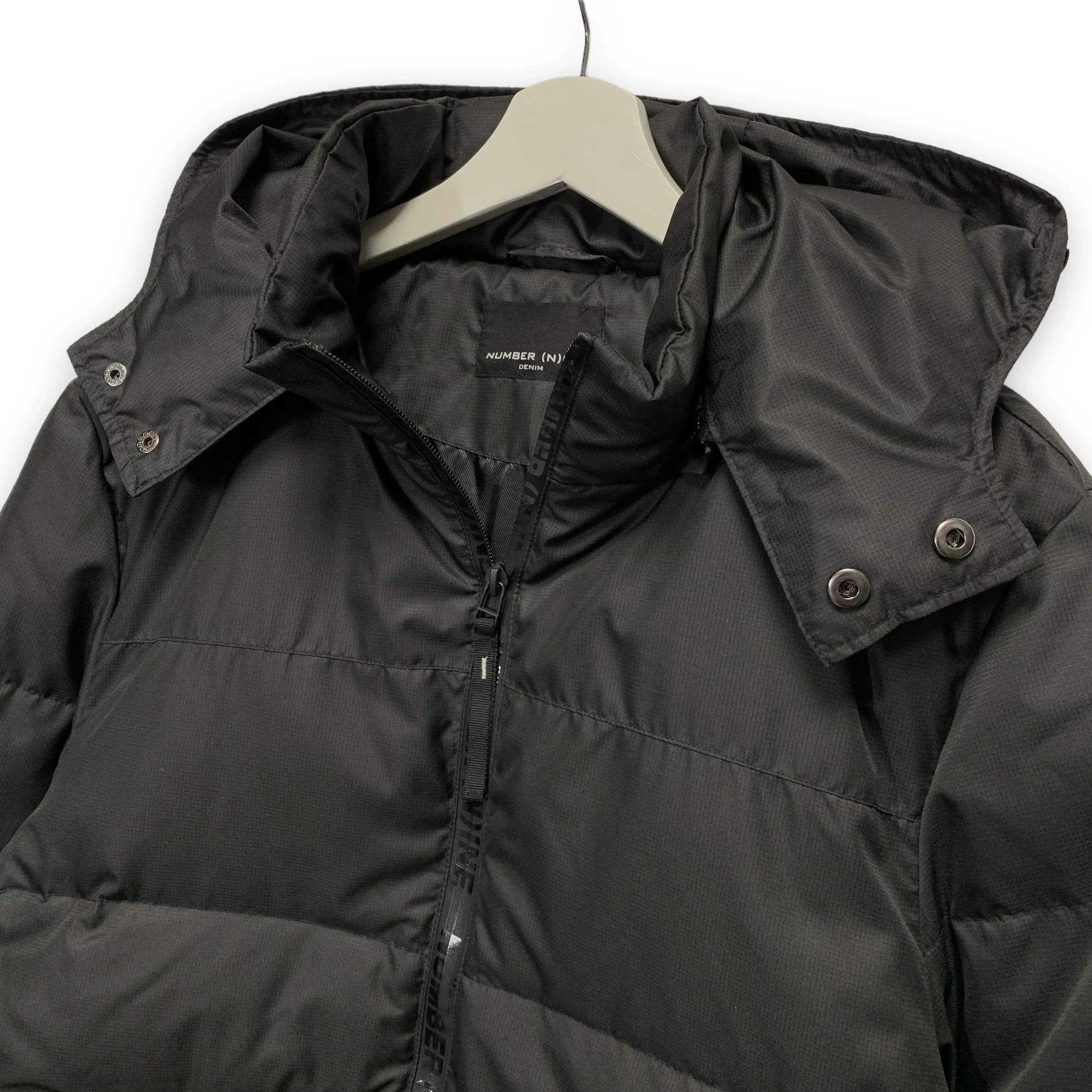 [L] Number Nine Ripstop Nylon Down Puffer Jacket