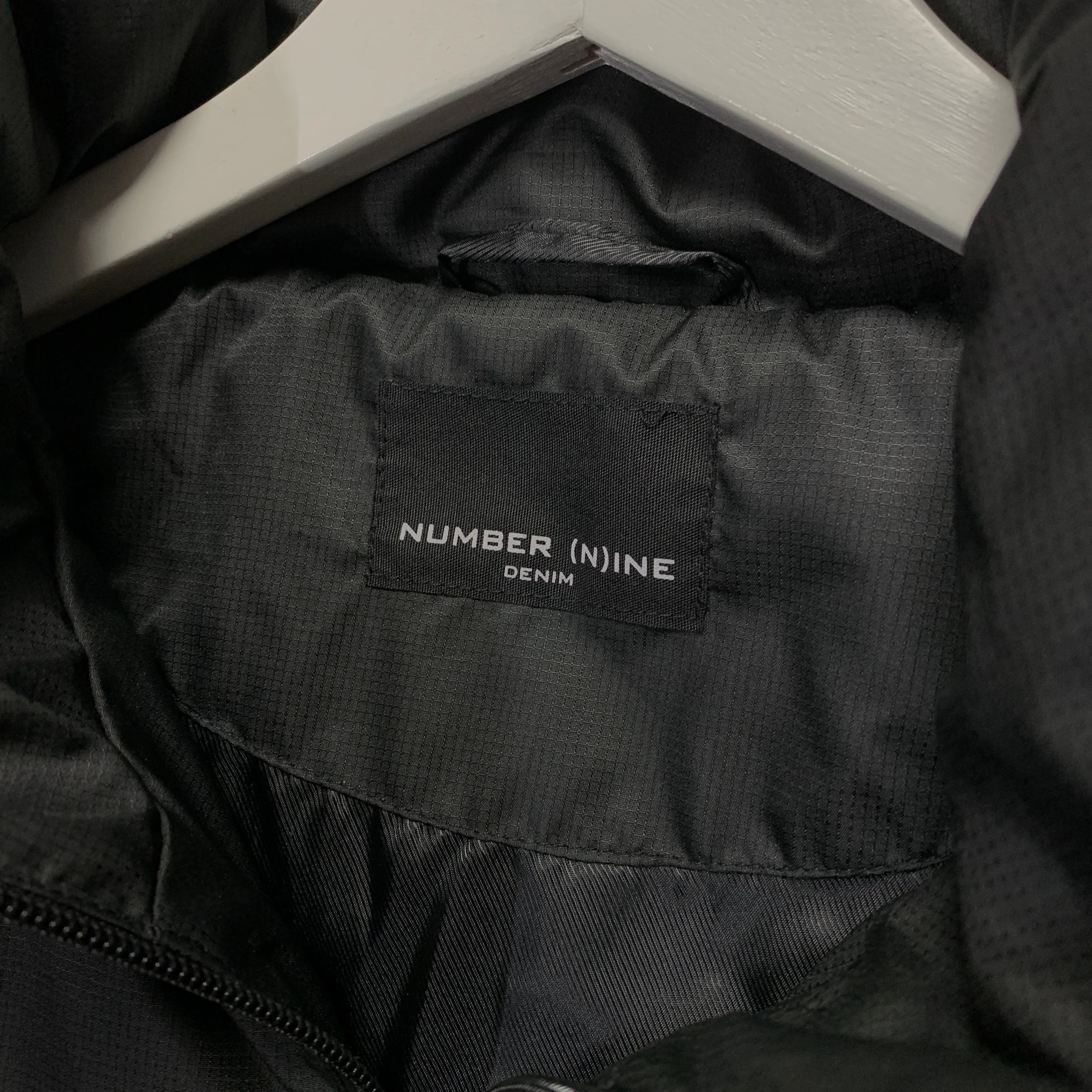 [L] Number Nine Ripstop Nylon Down Puffer Jacket