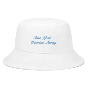 Lake Life Embroidered Text Fishermans Bucket Hat