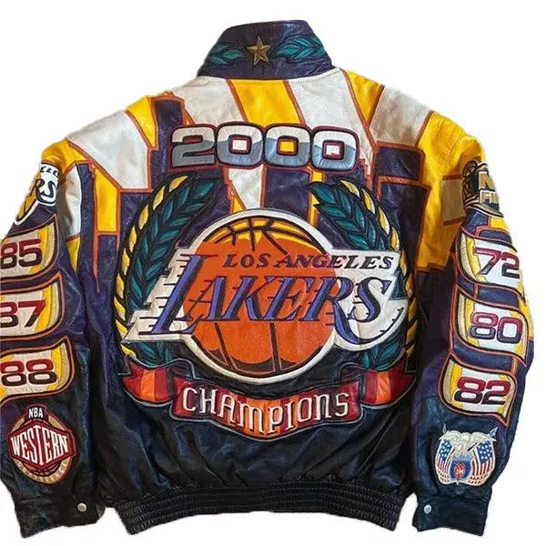 Lakers Championship Leather Jacket