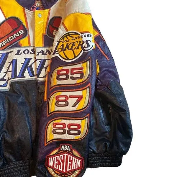 Lakers Championship Leather Jacket