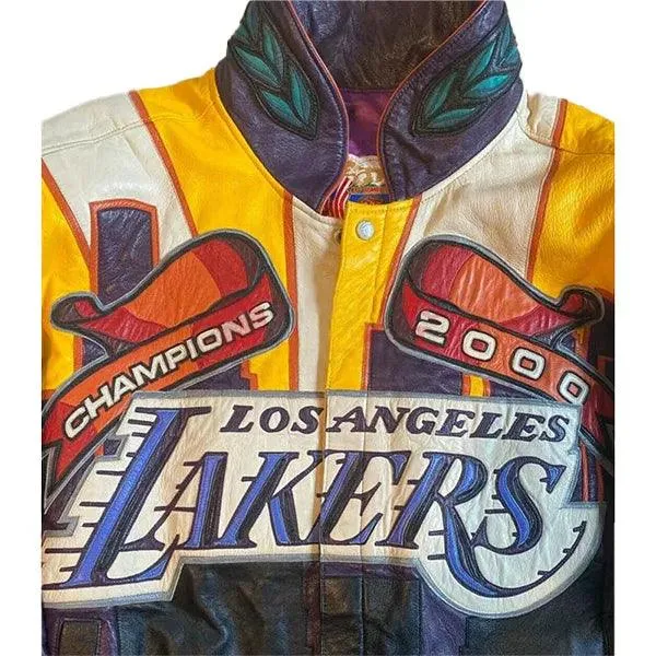 Lakers Championship Leather Jacket