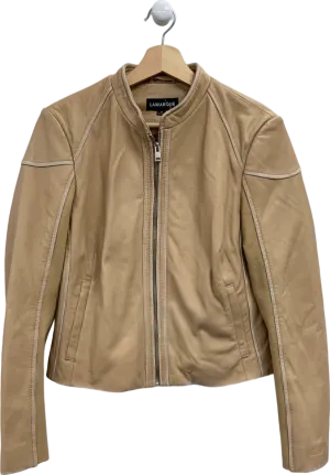 LaMarque Beige HIRA Leather Jacket UK M