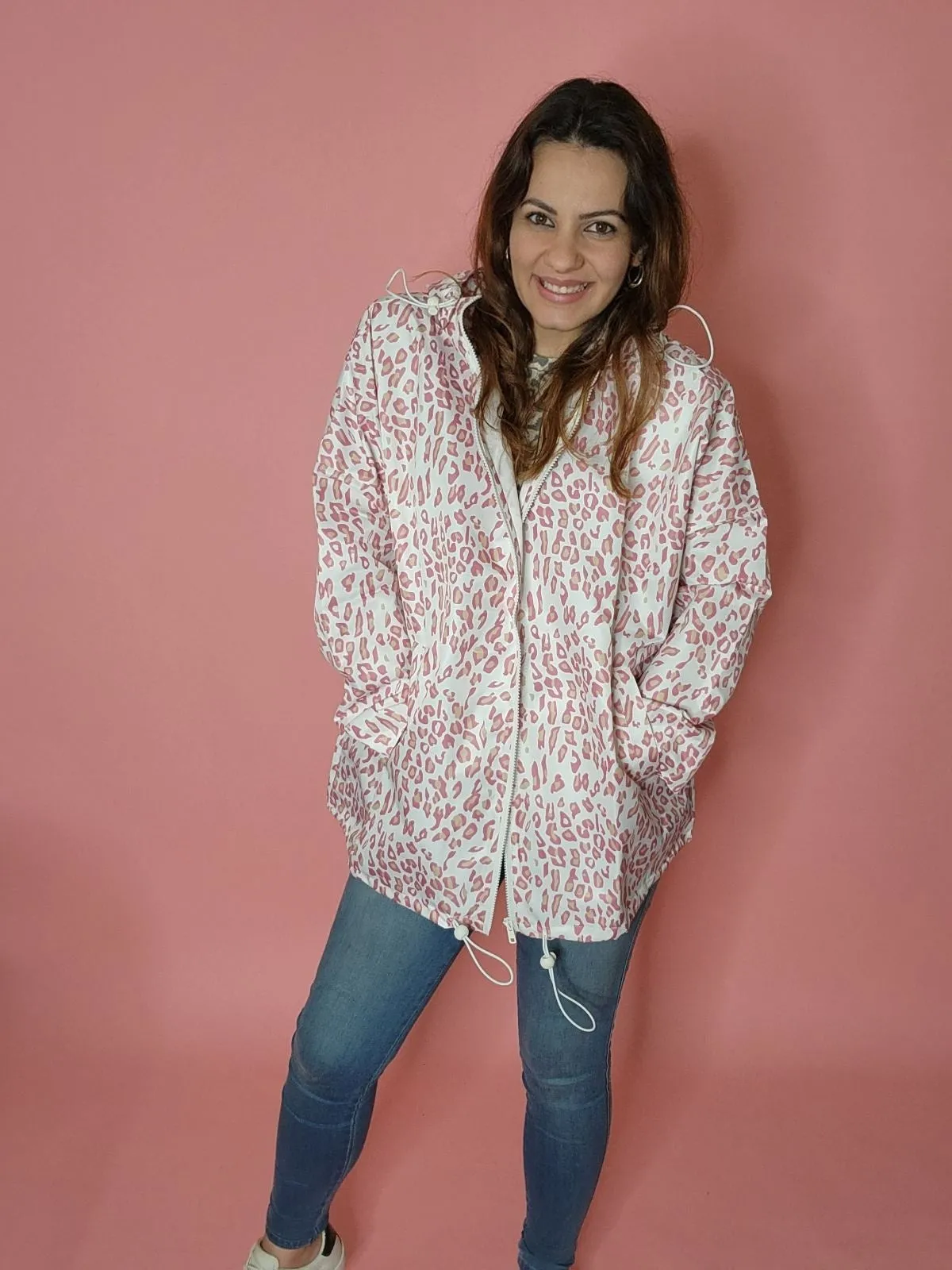 Leopard Parka (Pink)