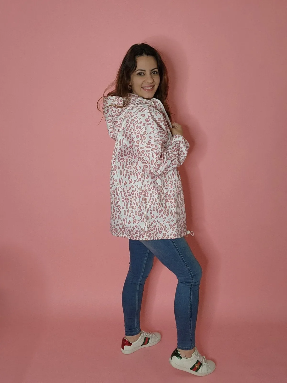 Leopard Parka (Pink)