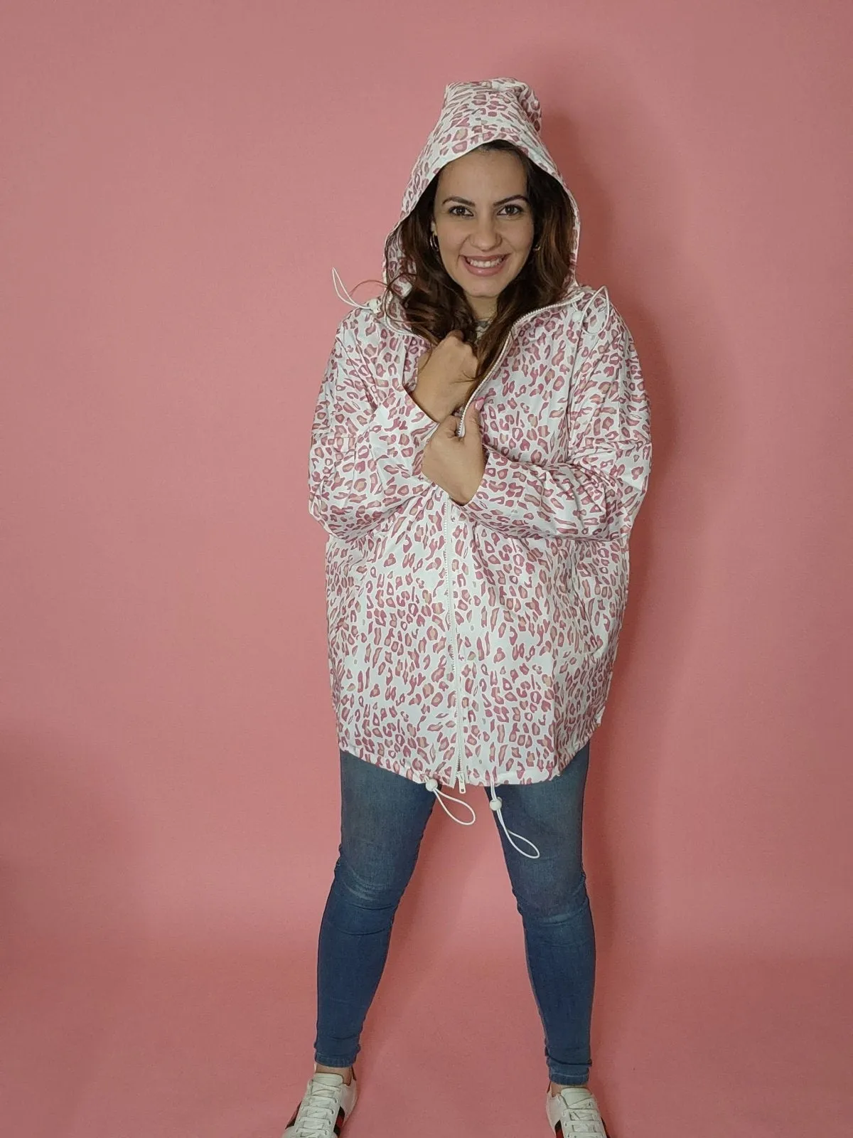 Leopard Parka (Pink)