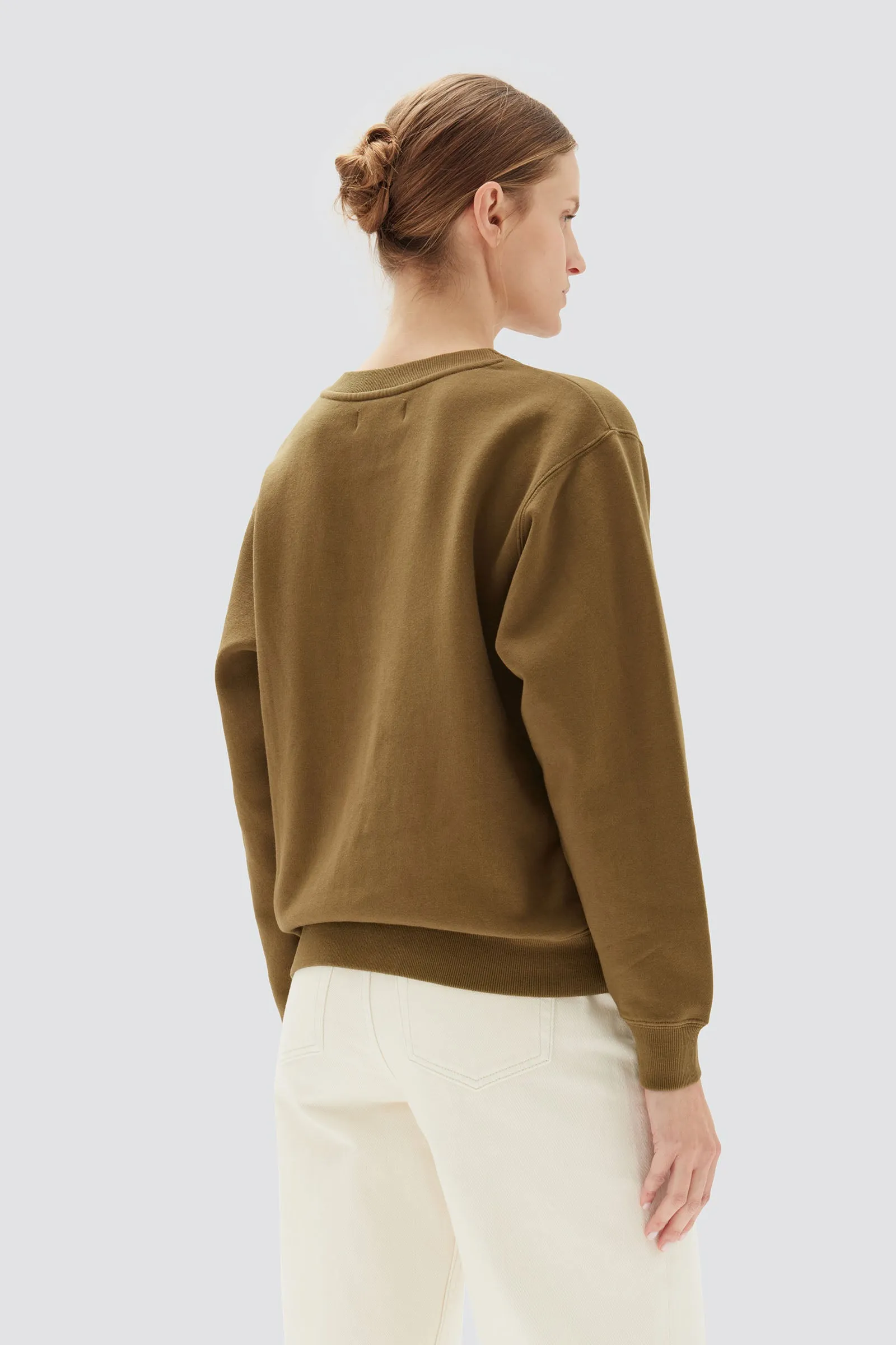 LOGO FLEECE JUMPER | PEA