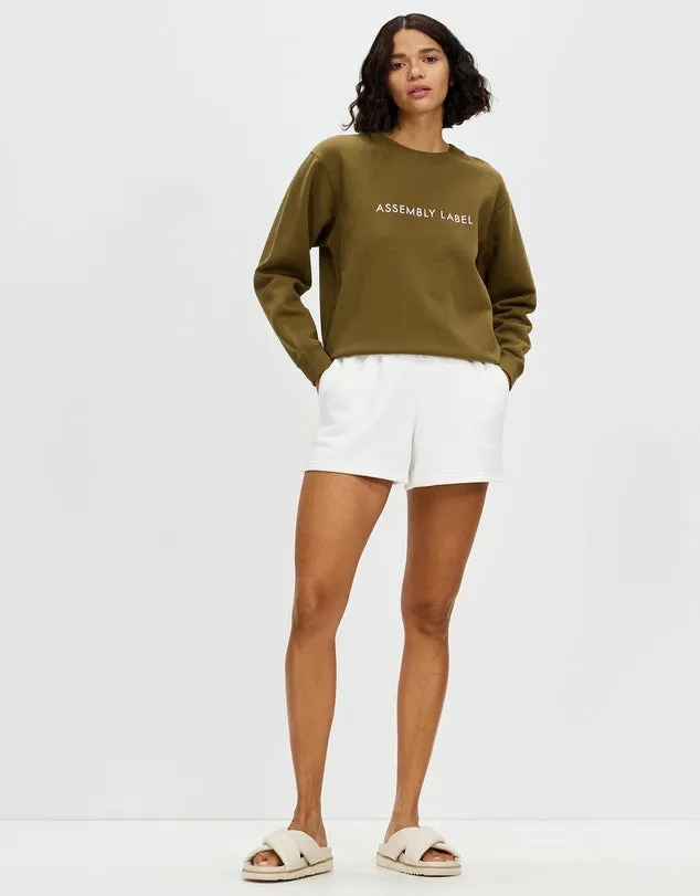 LOGO FLEECE JUMPER | PEA