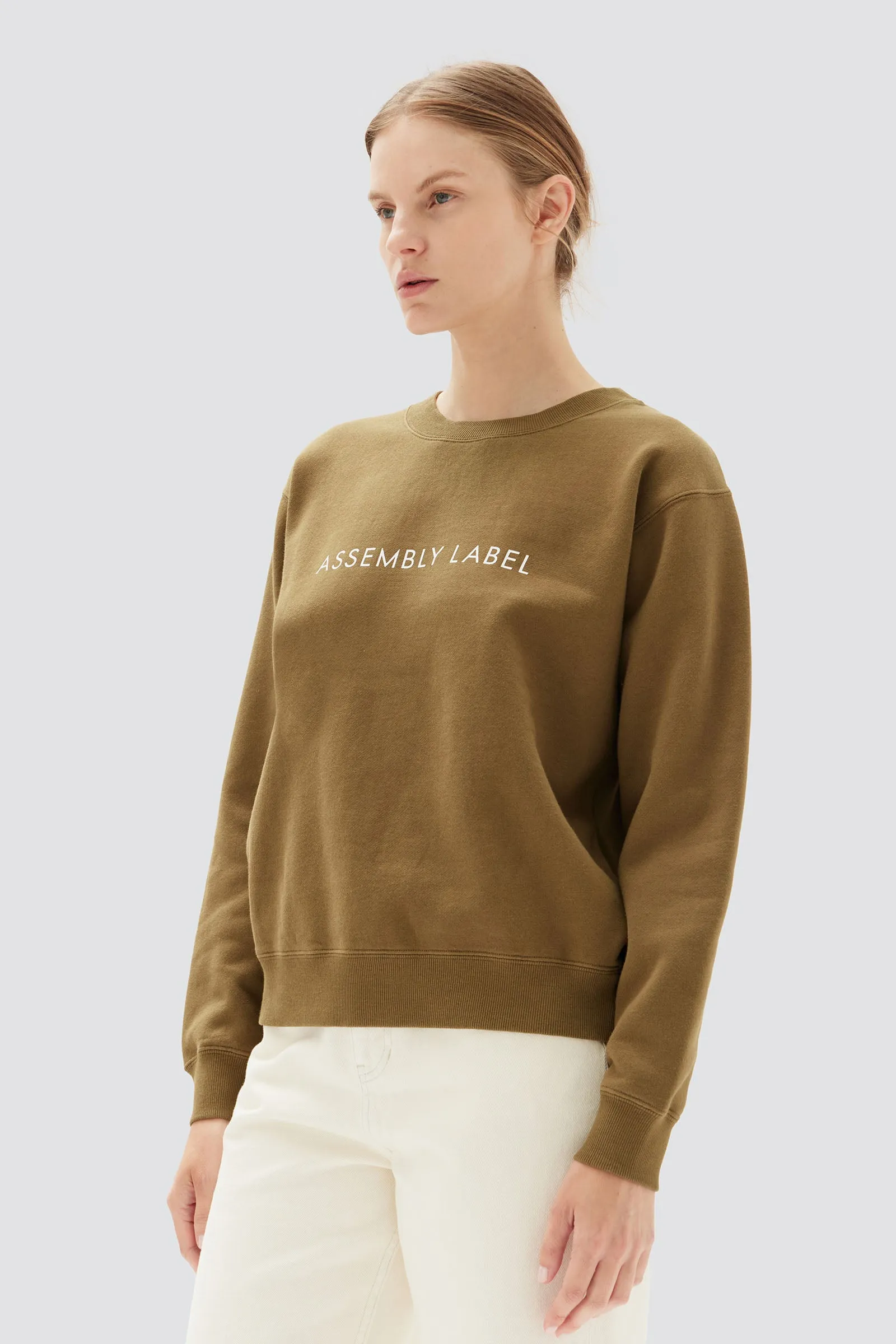 LOGO FLEECE JUMPER | PEA