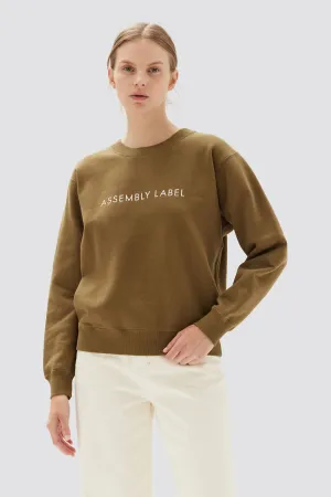 LOGO FLEECE JUMPER | PEA
