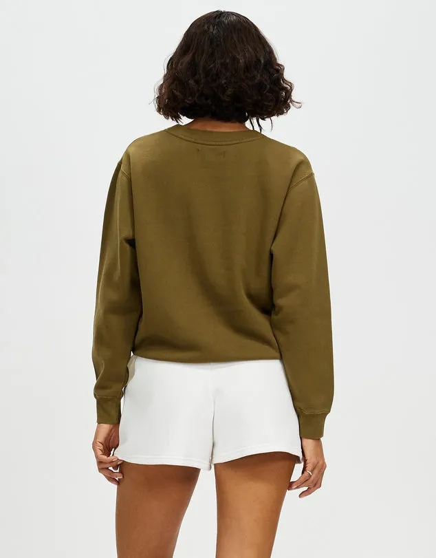 LOGO FLEECE JUMPER | PEA