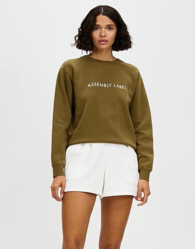 LOGO FLEECE JUMPER | PEA