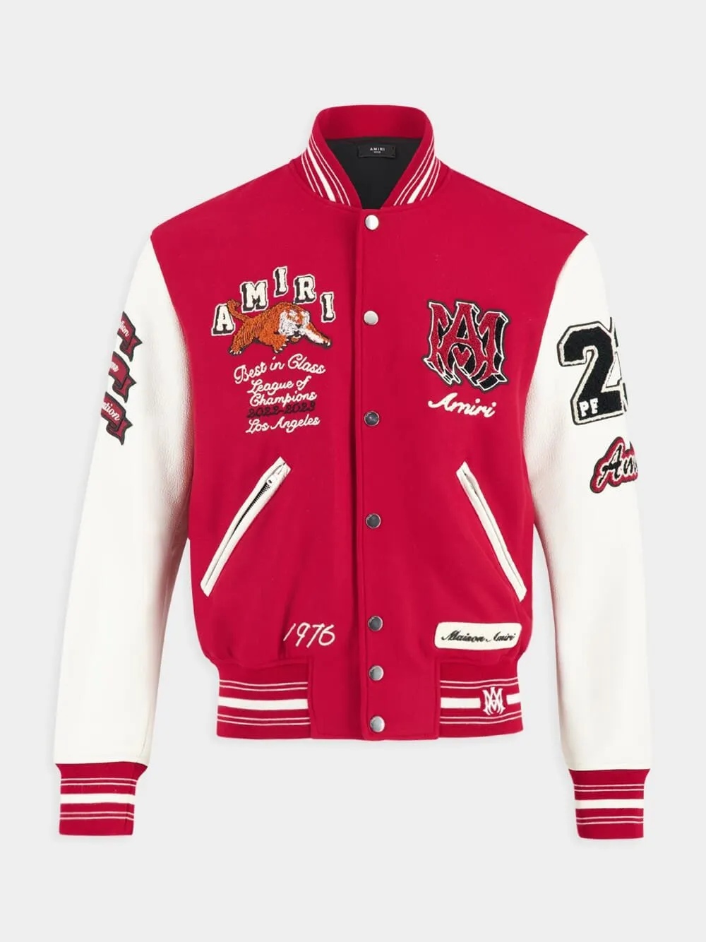 Logo-Patch Varsity Vintage Bomber Jacket