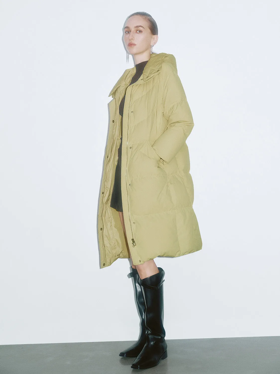 Long Padded Down Outerwear