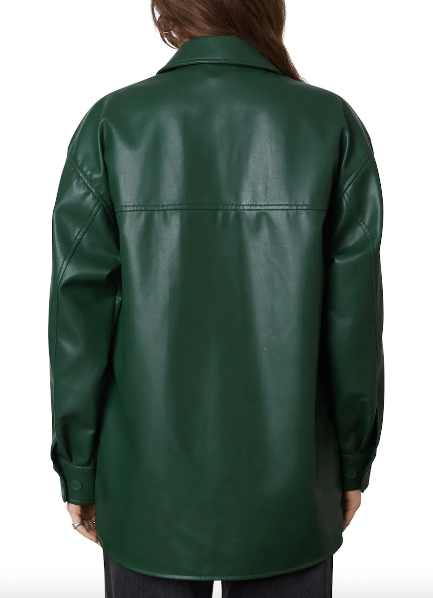 Long Sleeve Button Down Shacket