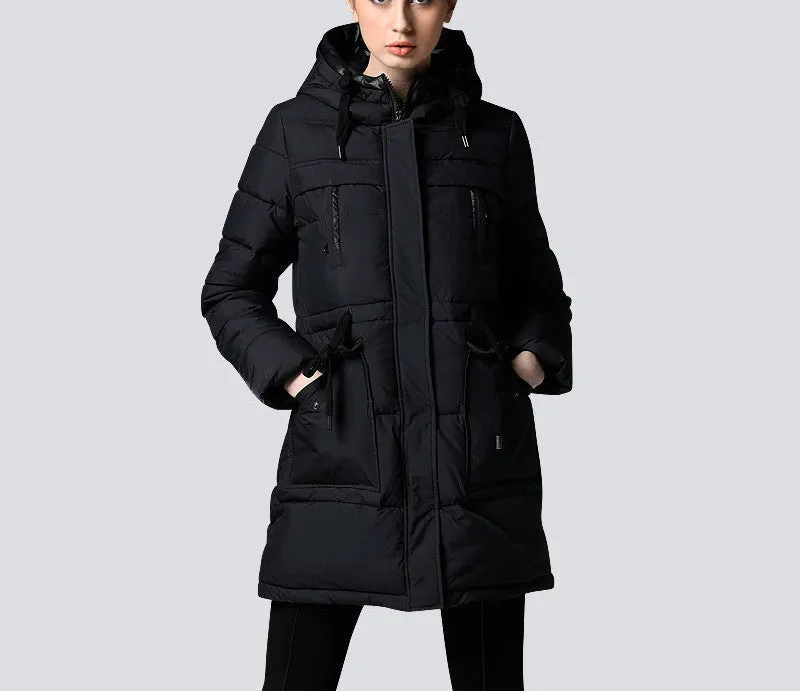 Long Winter Brand Fashion Clothing Jacket And Girls Plus Size Women Trendy Parka