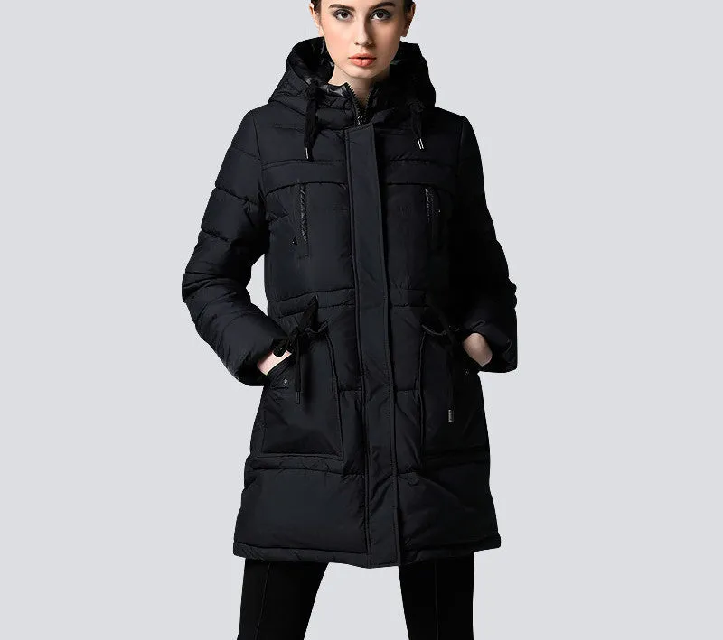 Long Winter Brand Fashion Clothing Jacket And Girls Plus Size Women Trendy Parka