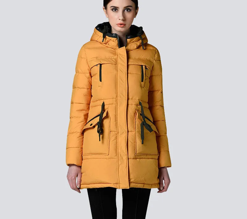 Long Winter Brand Fashion Clothing Jacket And Girls Plus Size Women Trendy Parka