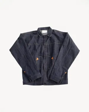 Lot 2214 - Greenebaum Leather Bound Blouse - Indigo