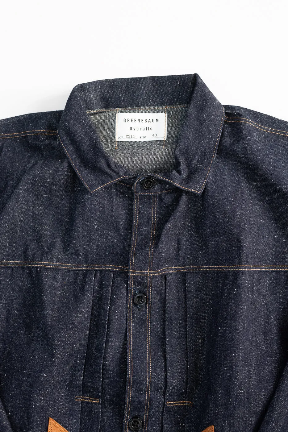 Lot 2214 - Greenebaum Leather Bound Blouse - Indigo