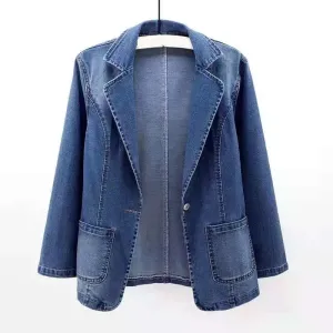 Lucie Classic Denim Blazer