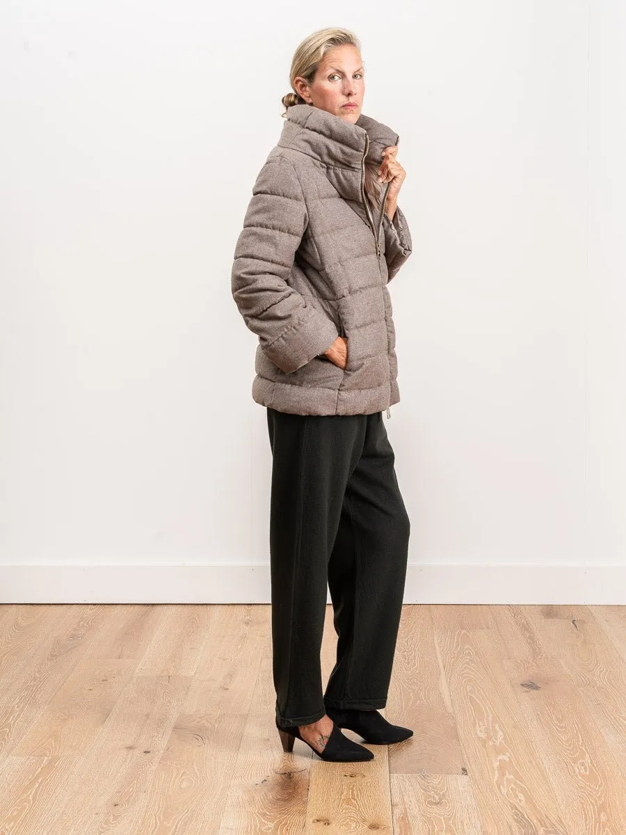 lurex wool cocoon