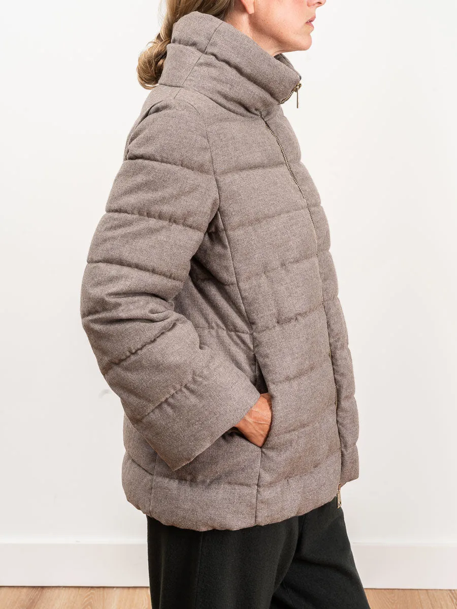lurex wool cocoon