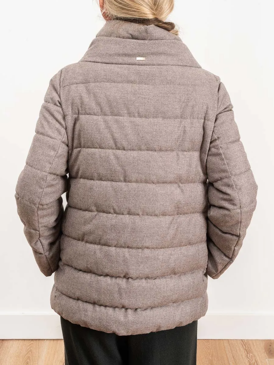 lurex wool cocoon