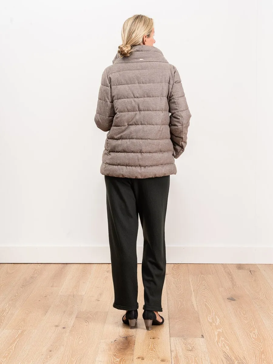 lurex wool cocoon