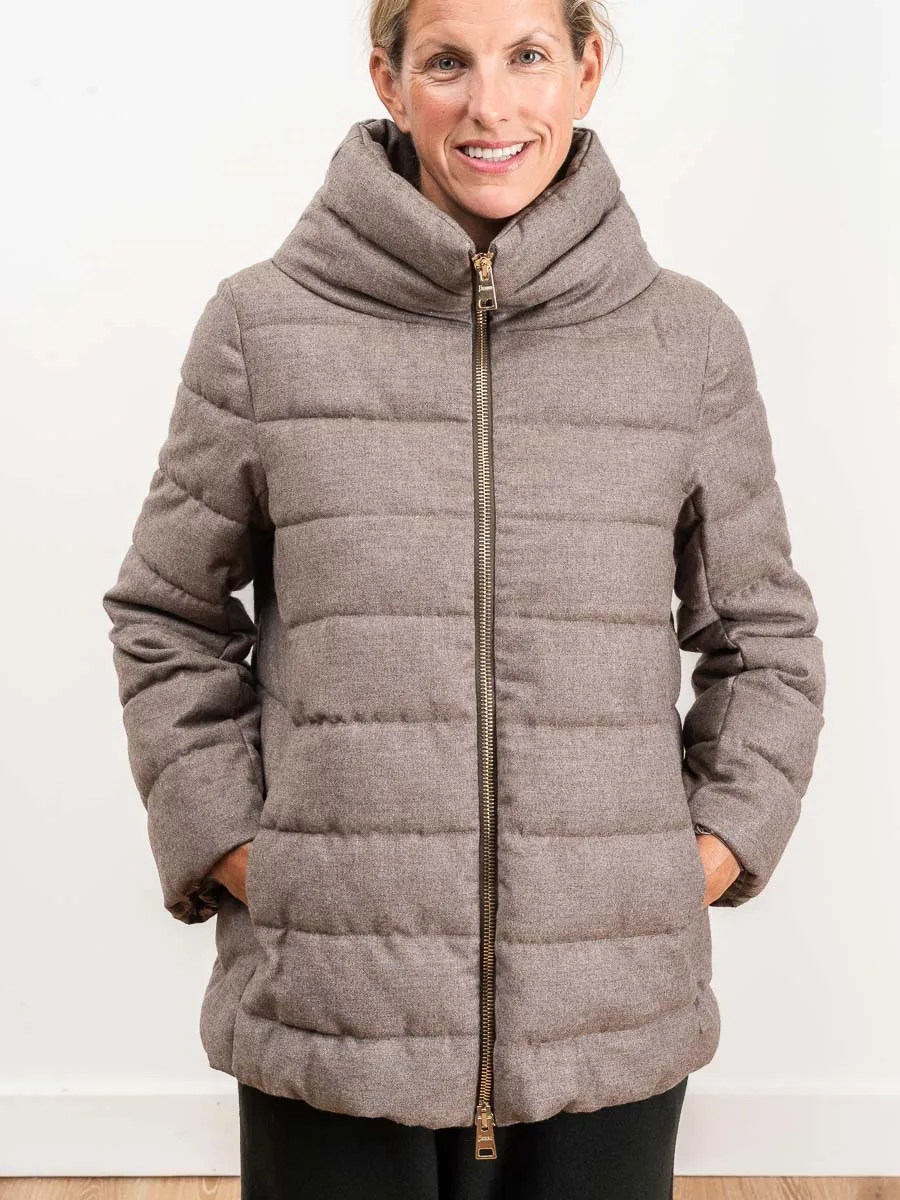 lurex wool cocoon