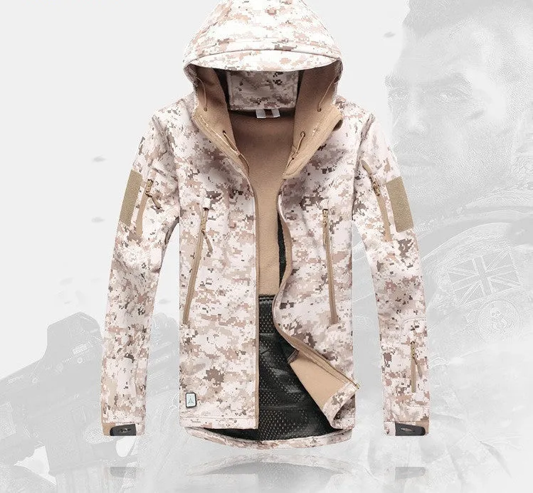 Lurker Shark Skin Soft Shell V4 Outdoors Military Tactical Jacket Men Waterproof Windproof Coat Hunter Camouflage Army Clothing