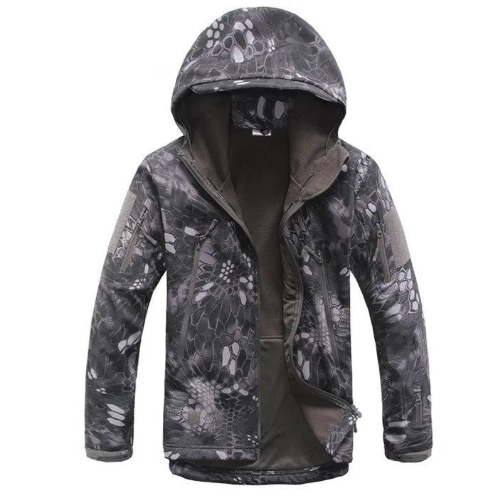 Lurker Shark Skin Soft Shell V4 Outdoors Military Tactical Jacket Men Waterproof Windproof Coat Hunter Camouflage Army Clothing