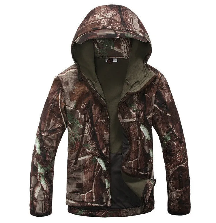 Lurker Shark Skin Soft Shell V4 Outdoors Military Tactical Jacket Men Waterproof Windproof Coat Hunter Camouflage Army Clothing