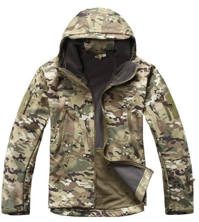 Lurker Shark Skin Soft Shell V4 Outdoors Military Tactical Jacket Men Waterproof Windproof Coat Hunter Camouflage Army Clothing
