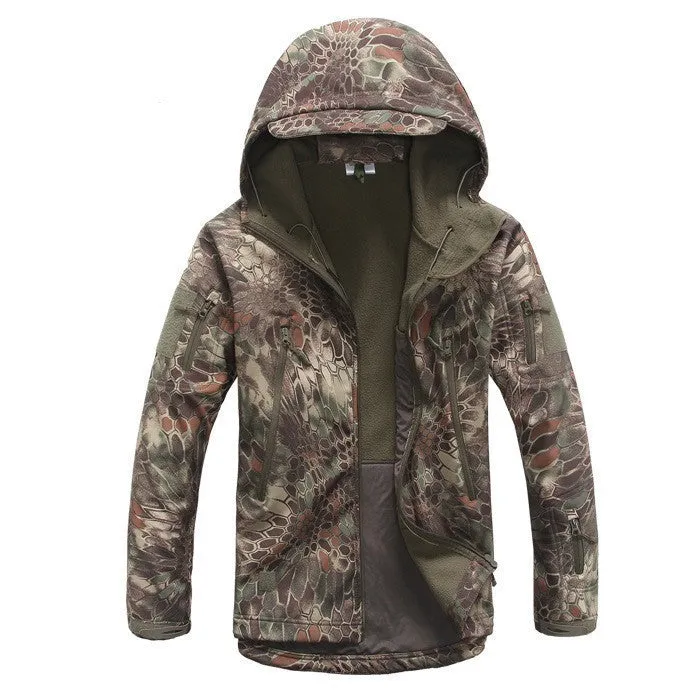 Lurker Shark Skin Soft Shell V4 Outdoors Military Tactical Jacket Men Waterproof Windproof Coat Hunter Camouflage Army Clothing