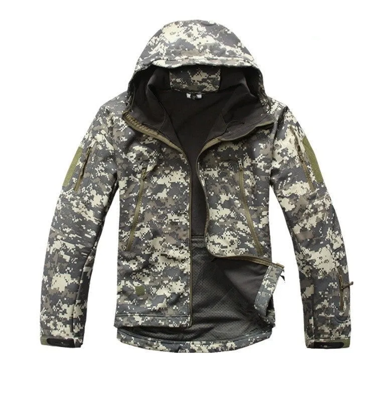 Lurker Shark Skin Soft Shell V4 Outdoors Military Tactical Jacket Men Waterproof Windproof Coat Hunter Camouflage Army Clothing