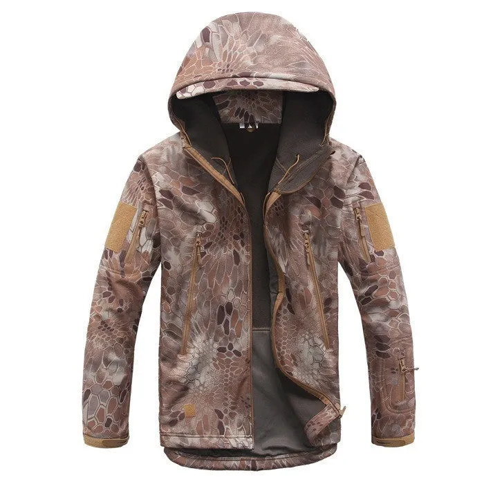 Lurker Shark Skin Soft Shell V4 Outdoors Military Tactical Jacket Men Waterproof Windproof Coat Hunter Camouflage Army Clothing