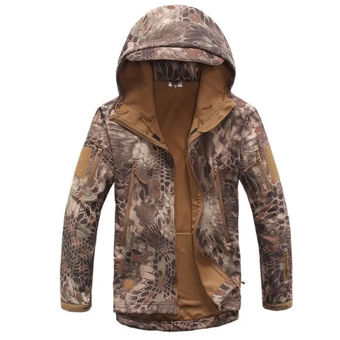 Lurker Shark Skin Soft Shell V4 Outdoors Military Tactical Jacket Men Waterproof Windproof Coat Hunter Camouflage Army Clothing