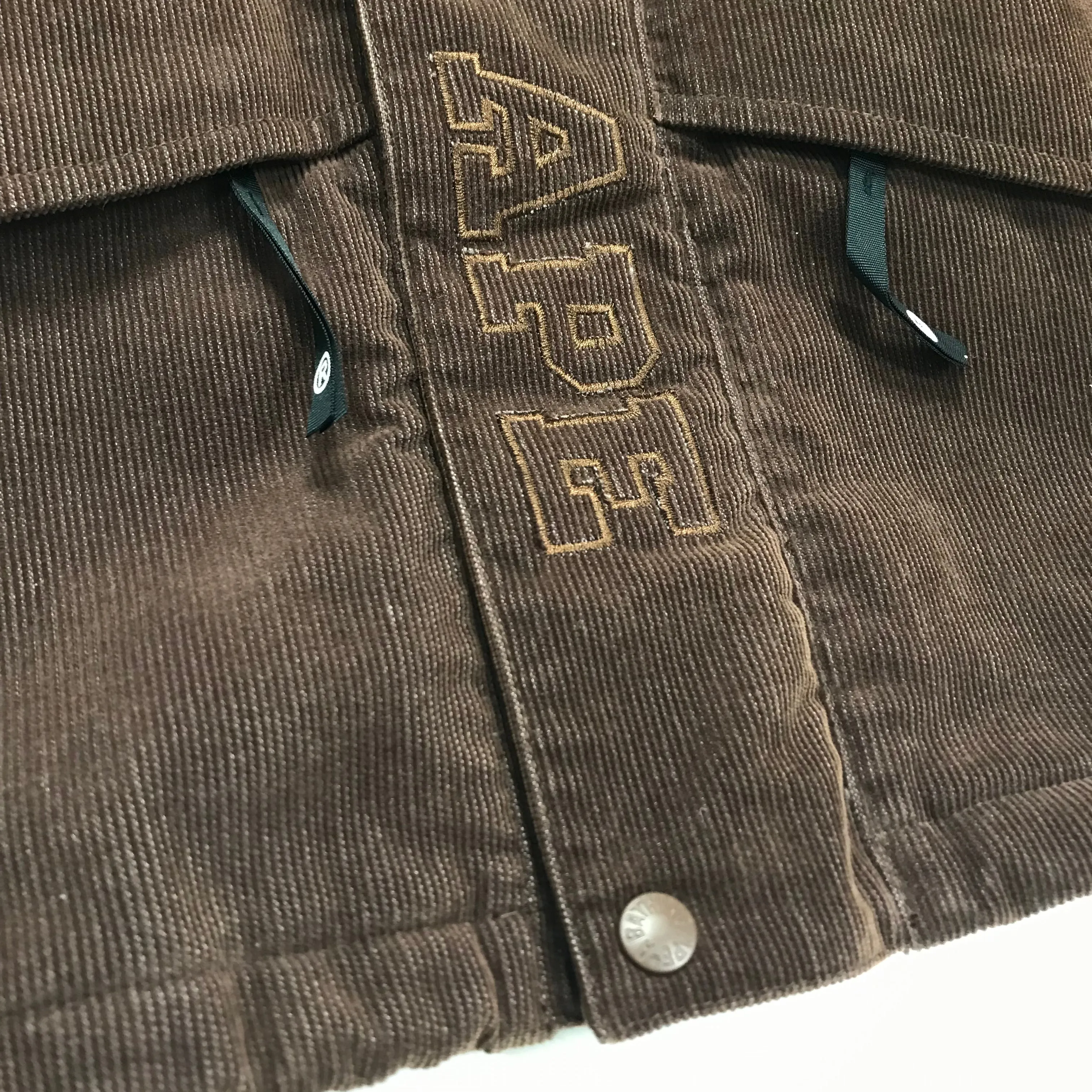 [M] A Bathing Ape Bape Corduroy Snowboard Jacket