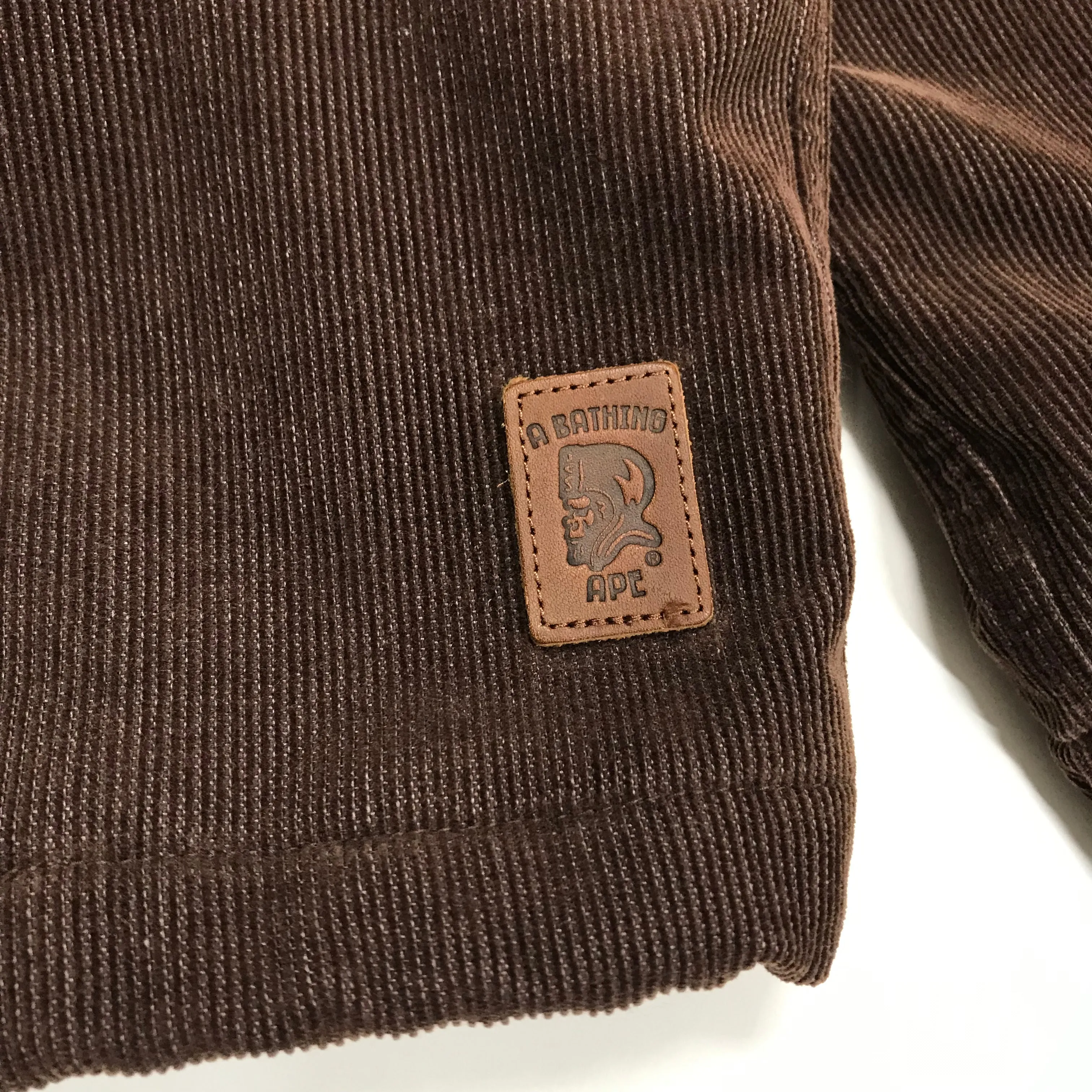 [M] A Bathing Ape Bape Corduroy Snowboard Jacket